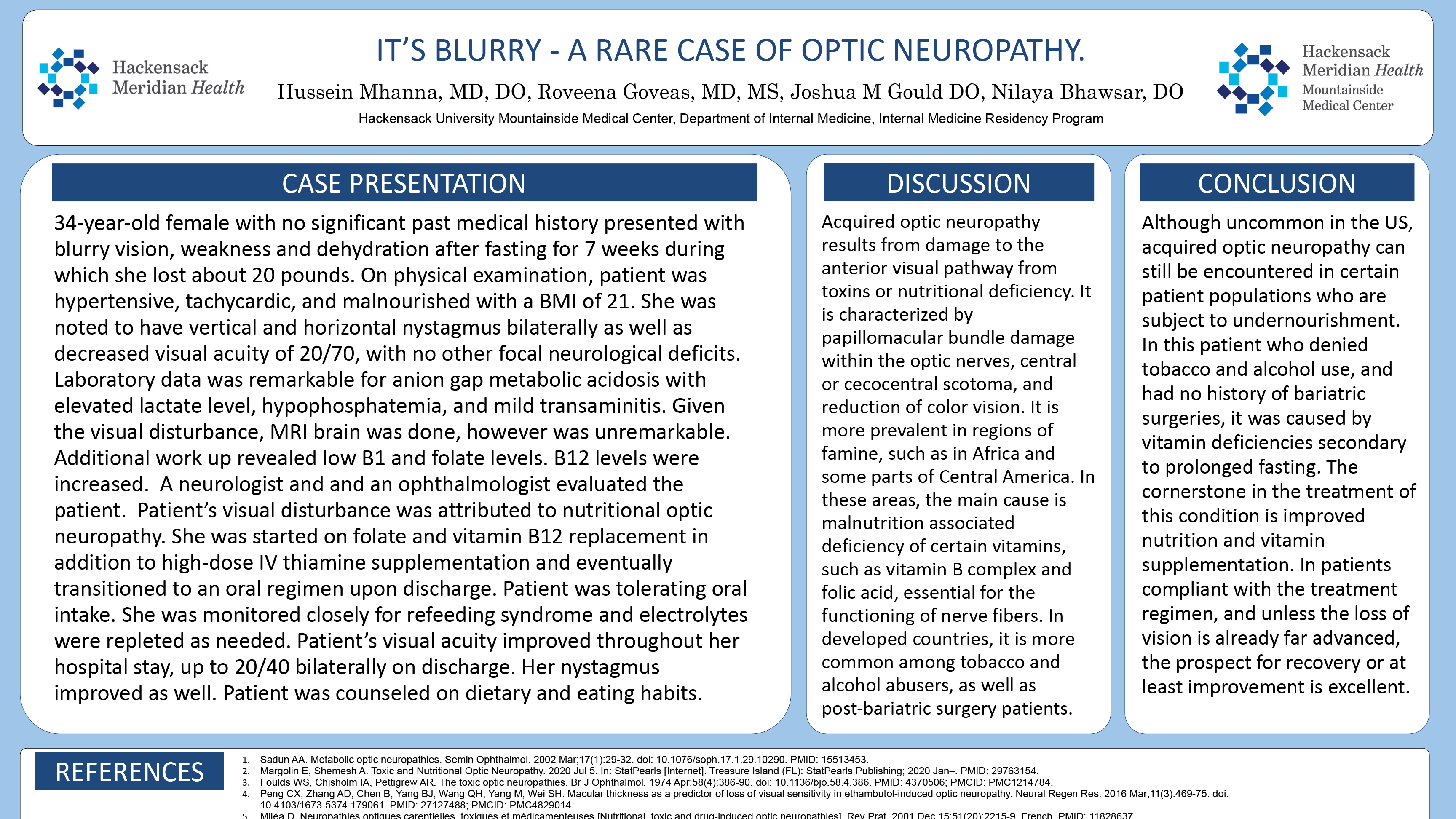 35-CV-145-It's Blurry - A Rare Case Of Optic Neuropathy